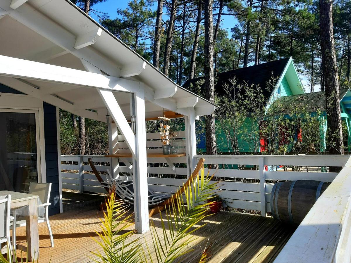 Domaine résidentiel naturiste de la Jenny chalet 6 pers Villa Le Porge Esterno foto