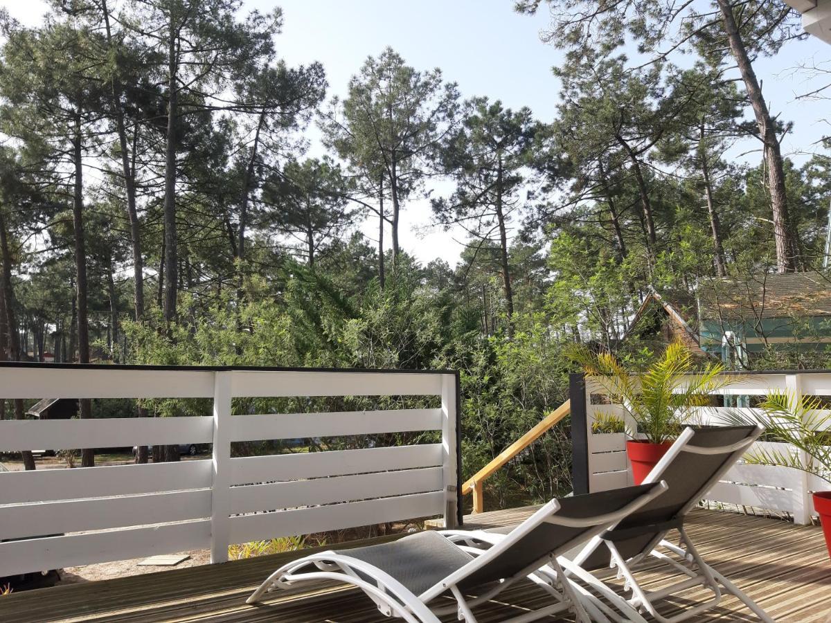 Domaine résidentiel naturiste de la Jenny chalet 6 pers Villa Le Porge Esterno foto